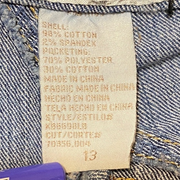 Baby Phat Women’s Blue Wash Denim Bootcut Jeans Size Junior 13 - Picture 6 of 16